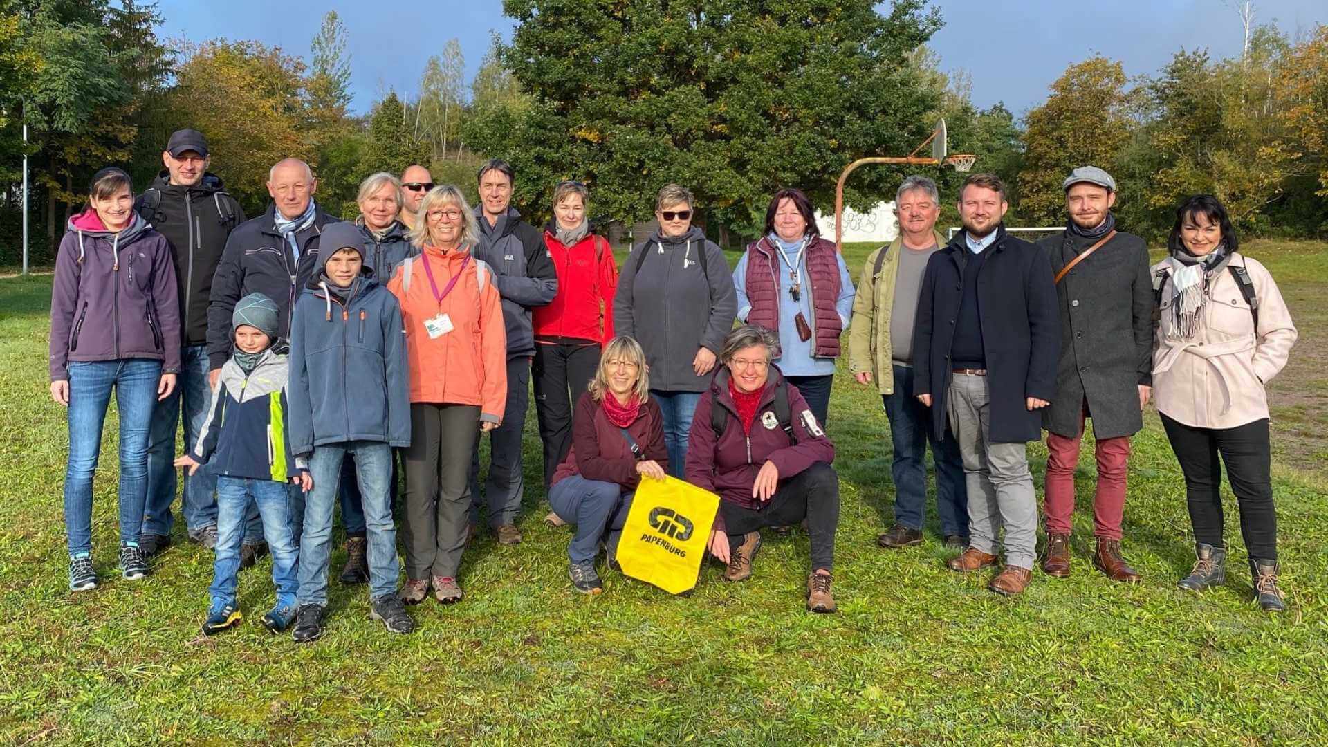 Ein herzliches Dankeschön gebührt den Teilnehmern der Wanderung und der Unternehmensgruppe Papenburg